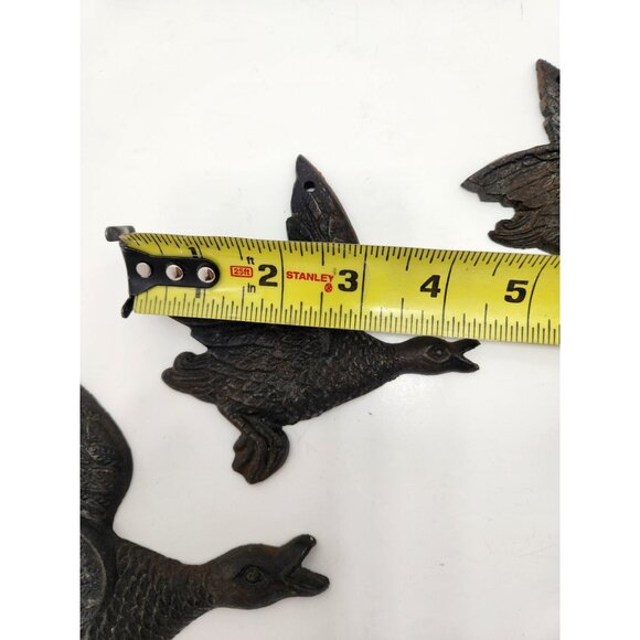 Set Of 3 Vintage Flying Ducks Wall Hanging Decor Metal - Picture 10 of 11